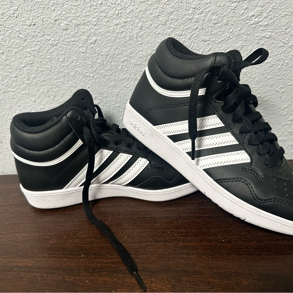Adidas Black and White Sneakers